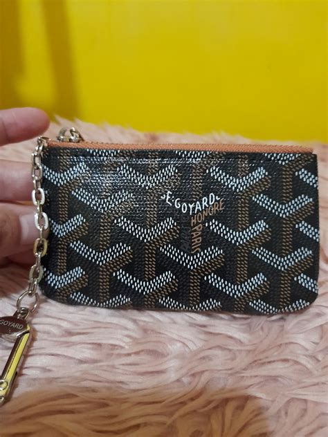 goyard coin purse keychain